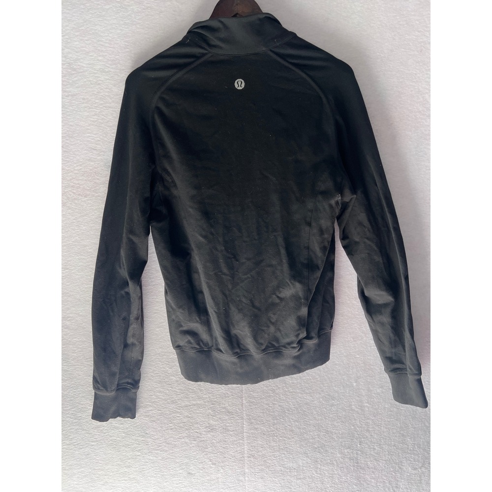 Lululemon Mens Full Zip Track Jacket Black Activewear Sweatshirt 375 - Picture 3 of 7